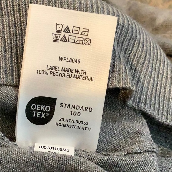 NWT STYLE &Co Womens Recycled Gray Capsule Academia Classic Spring Cardigan M - Picture 8 of 8